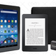 Fire Tablet, $40 | Kindle, $60 | Kindle Paperwhite, $100 | Kindle Voyage, $180